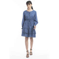 Jasmine Embroidered  Accent Dress