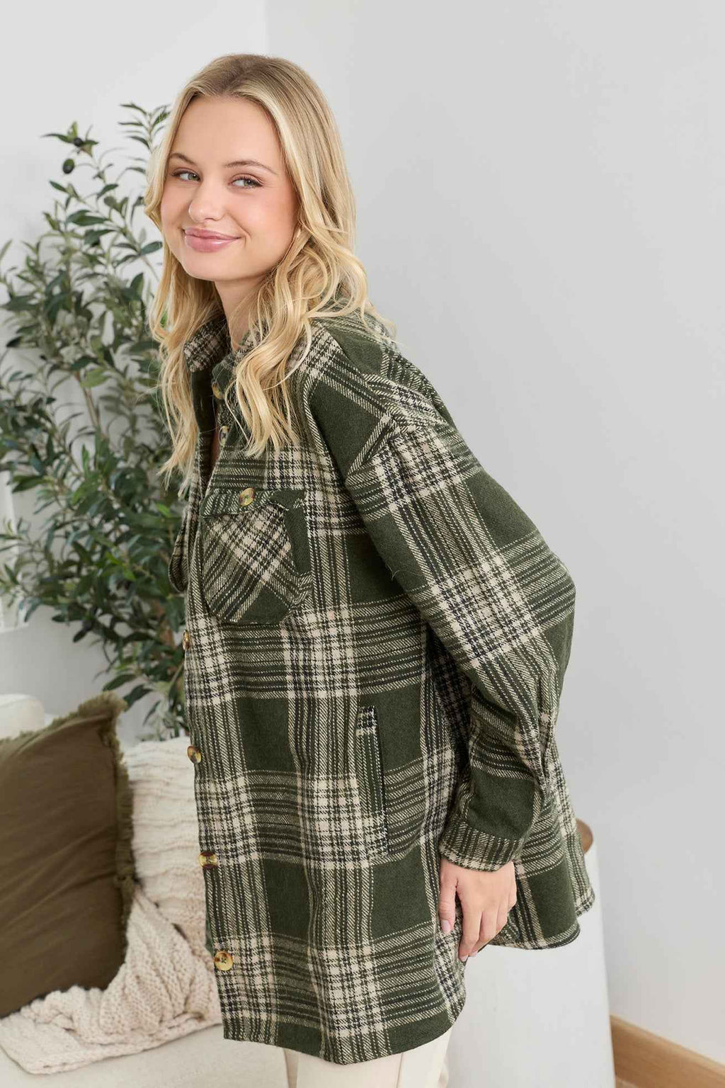 Dawn Plaid Pattern Shirt
