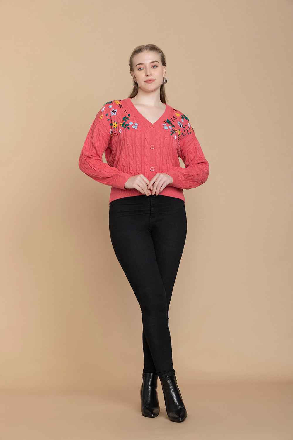 Alayna Floral Embroidered Sweater