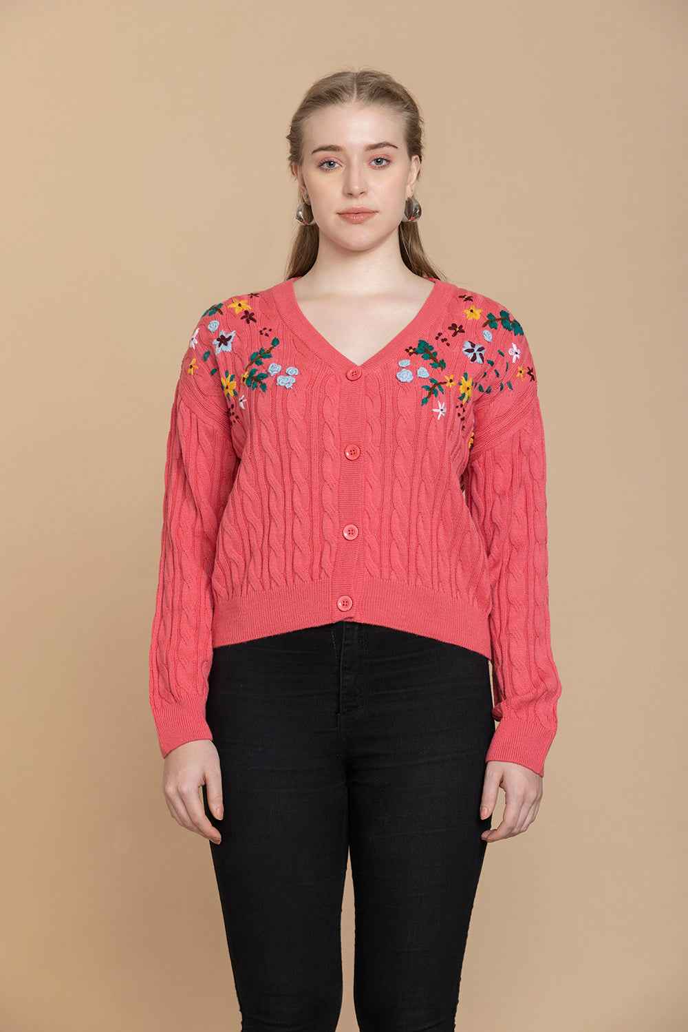 Alayna Floral Embroidered Sweater