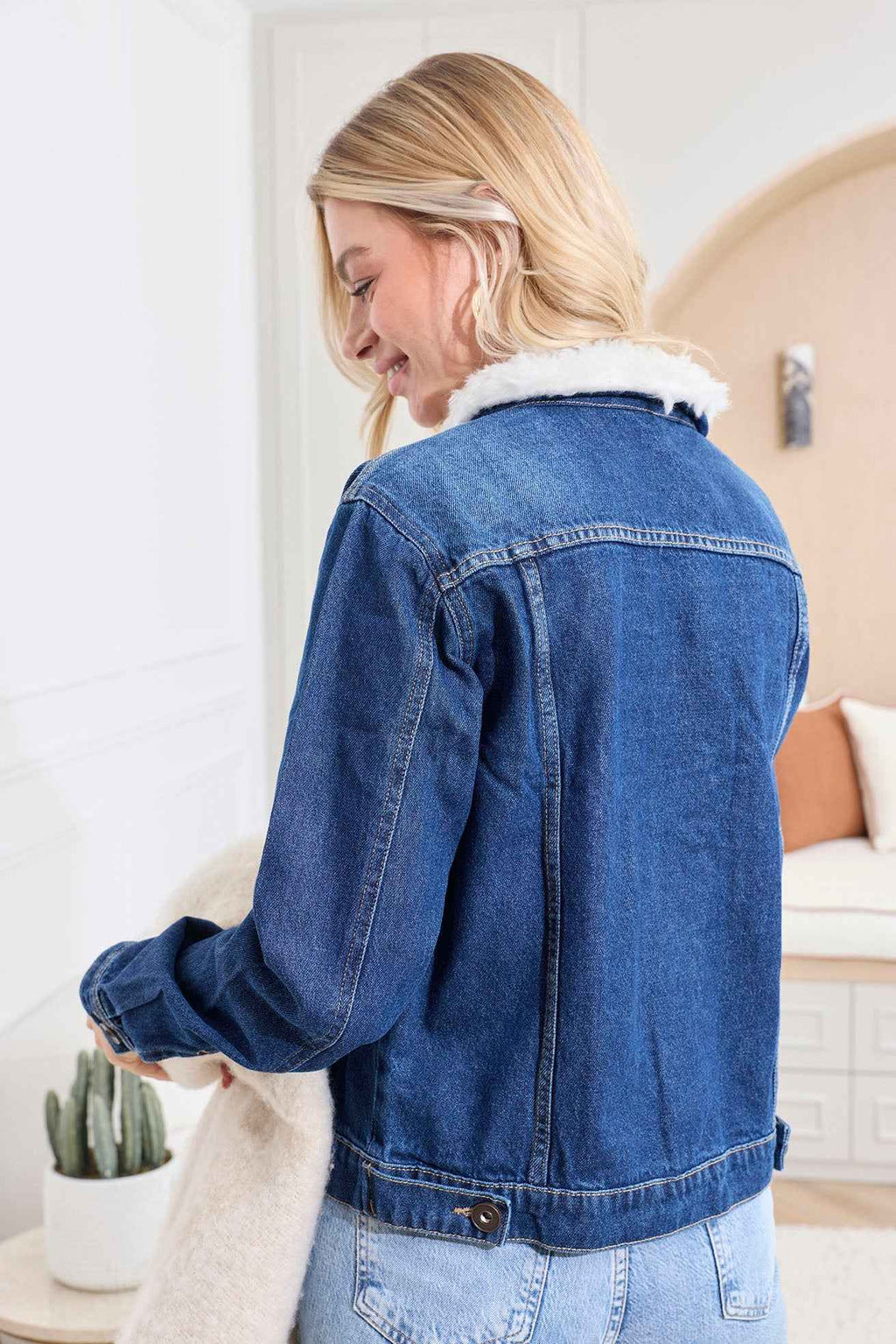 Addilyn Fleece Lined Denim Jacket