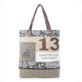 French Countryside Lucky 13 Patchwork Tote Bag