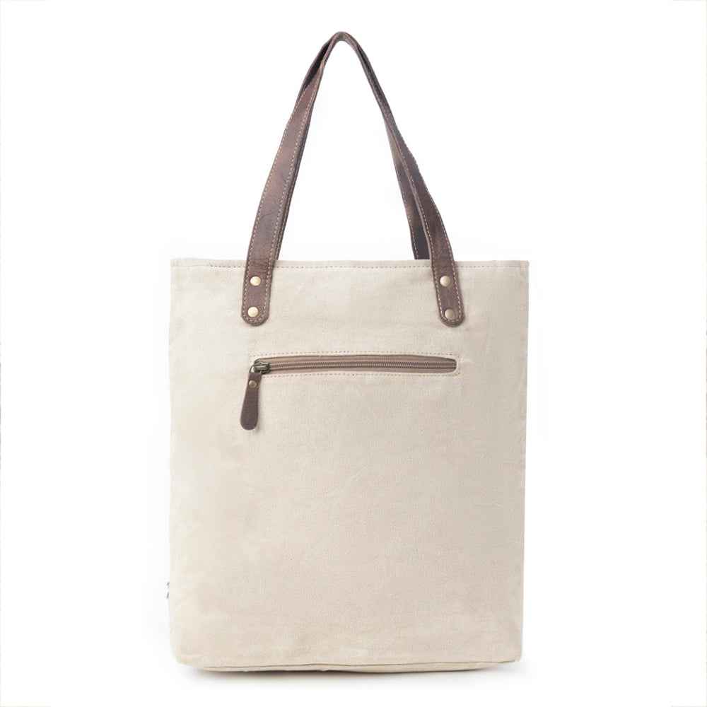 French Countryside Lucky 13 Patchwork Tote Bag