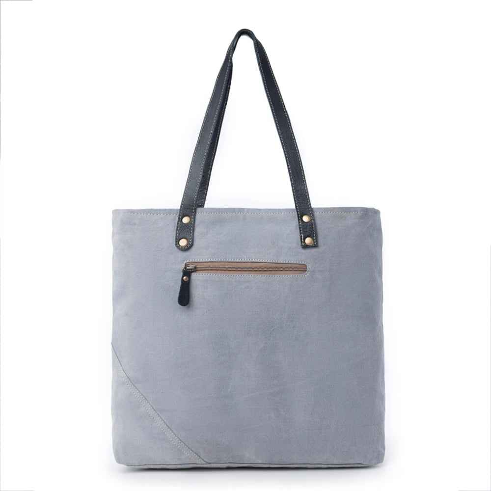 Globetrotter Patch Tote Bag