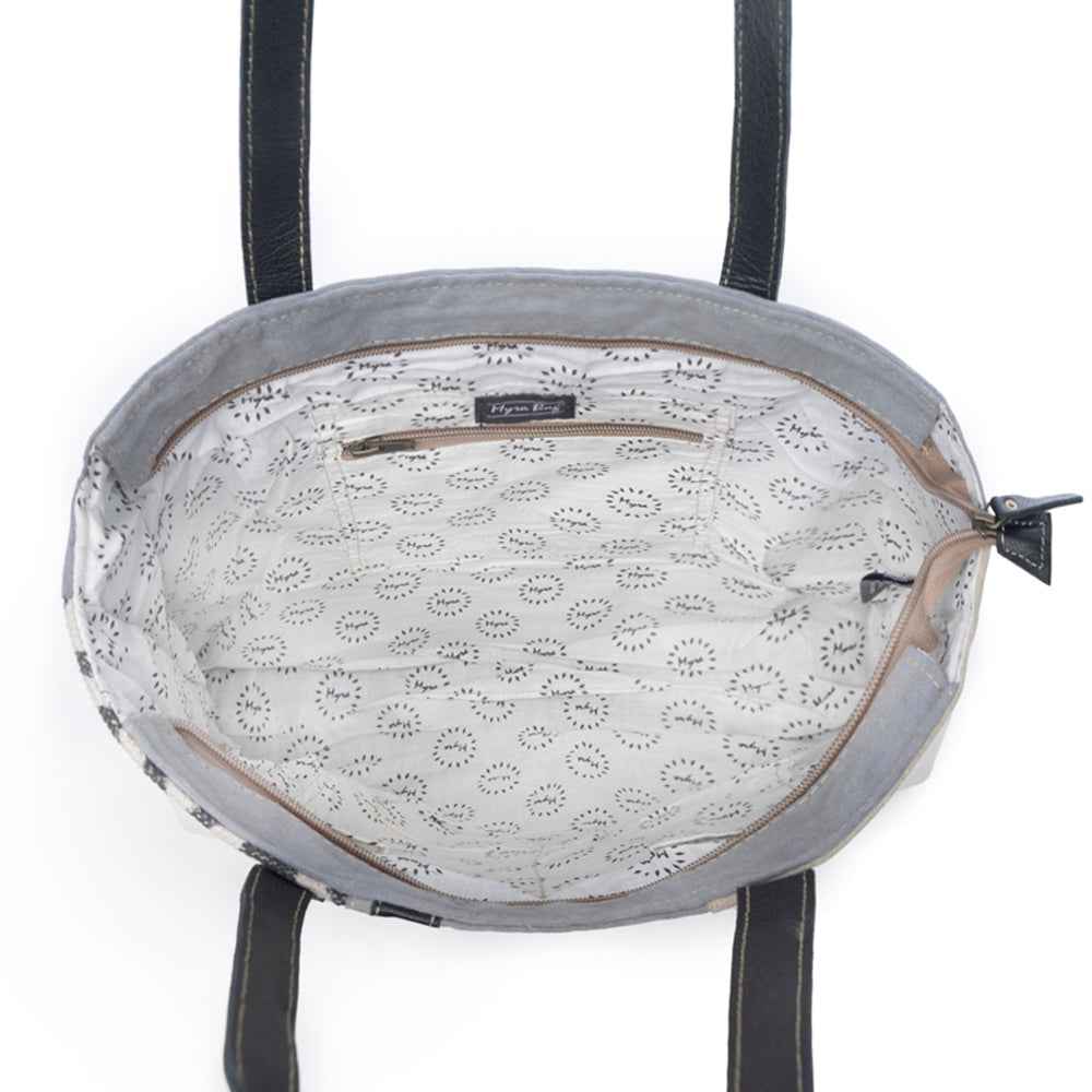 Globetrotter Patch Tote Bag