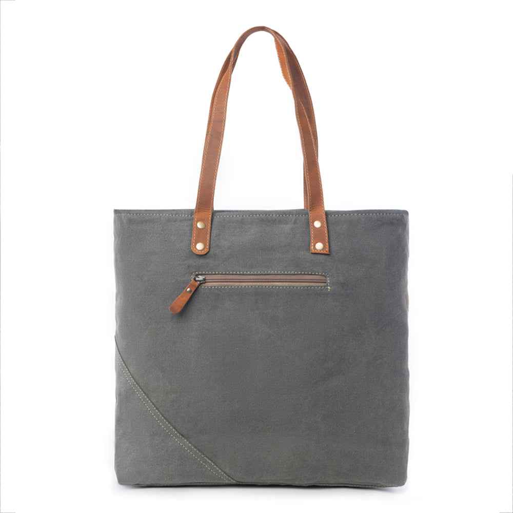 USA Canvas Patch Tote Bag