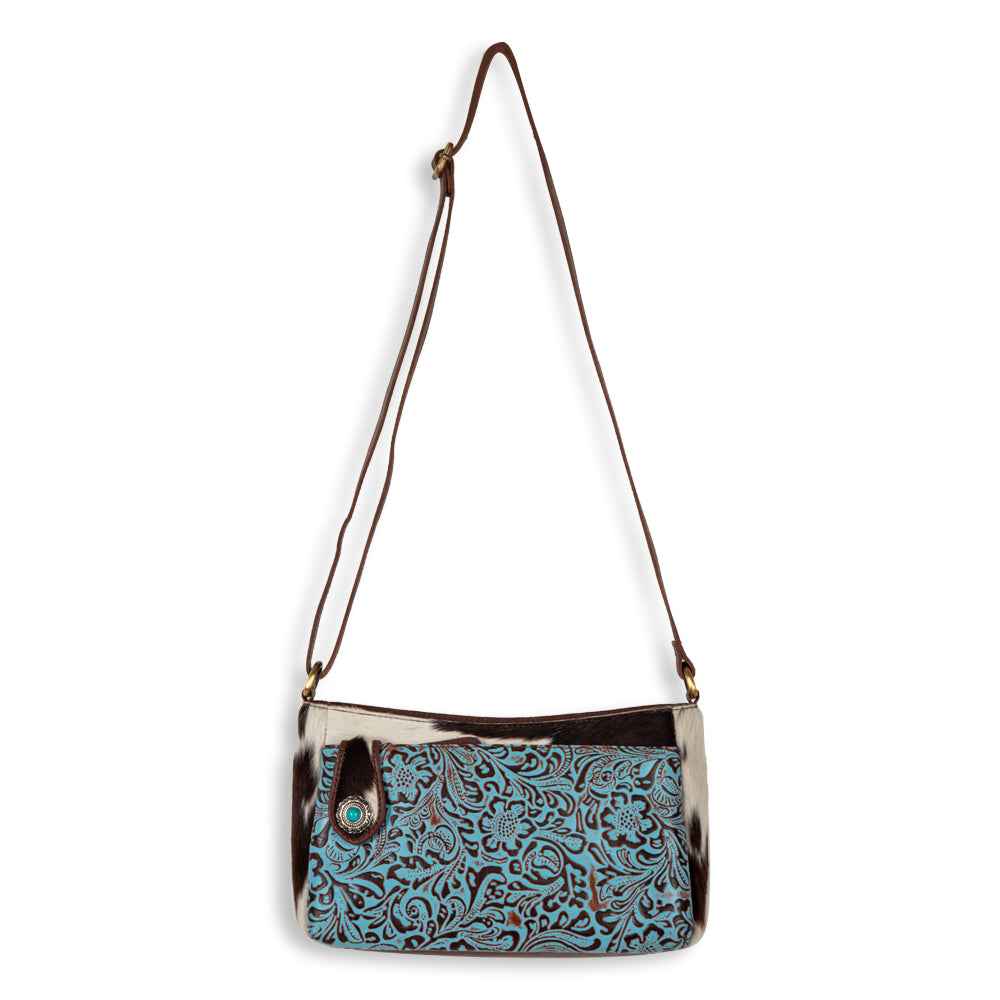 Marta Plains Leather & Hairon Bag
