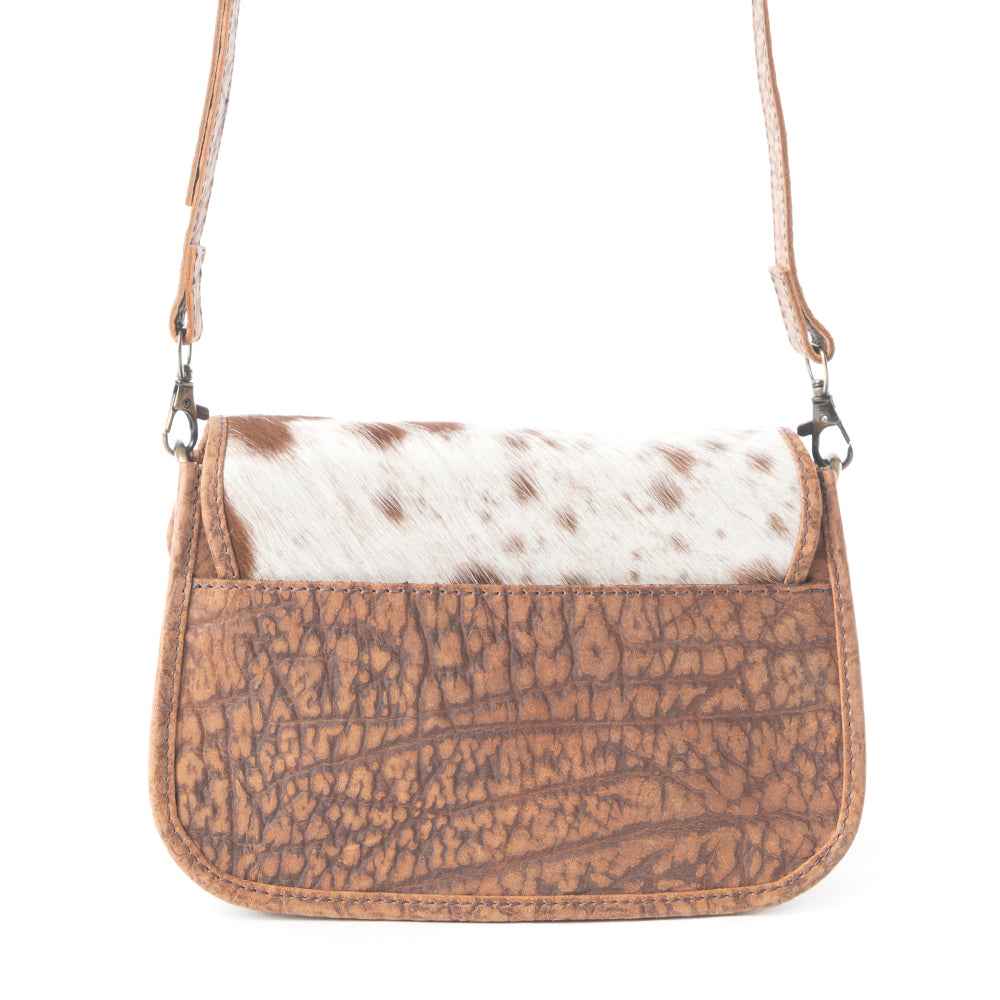 Swift Rider Leather & Hairon Bag