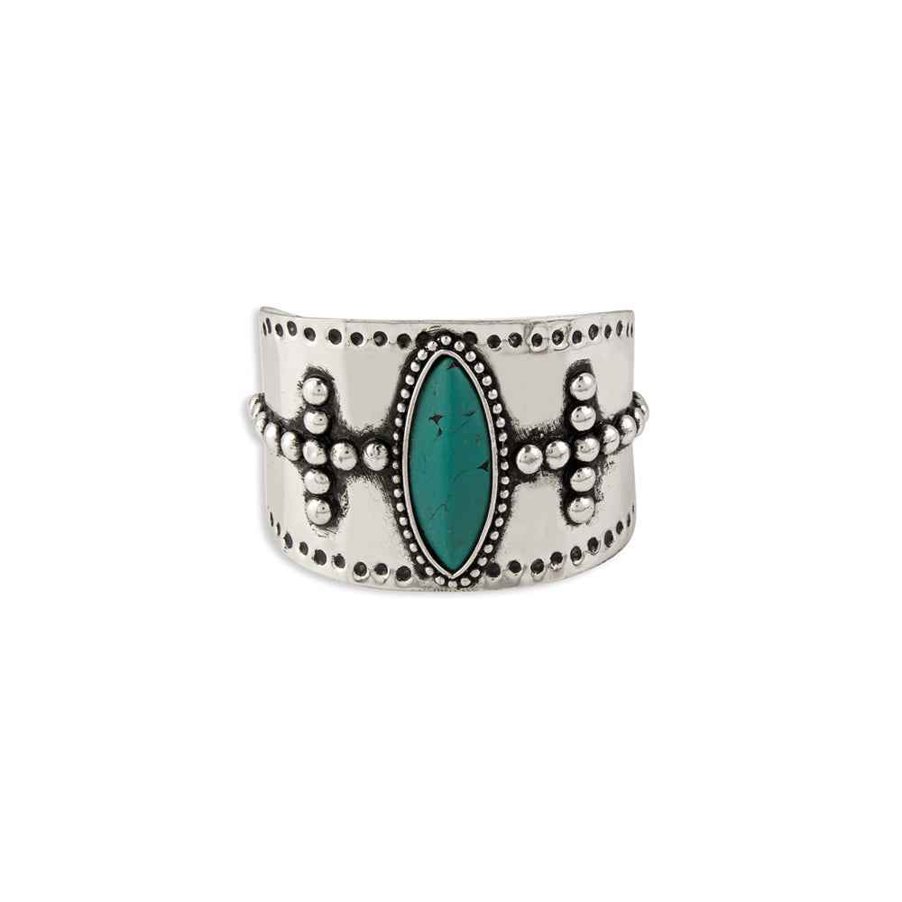 Forever Faith Silver Cuff Bracelet