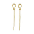 Interwoven Knots Strand Earrings