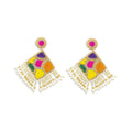 Fields of Blooms Beaded Earrings