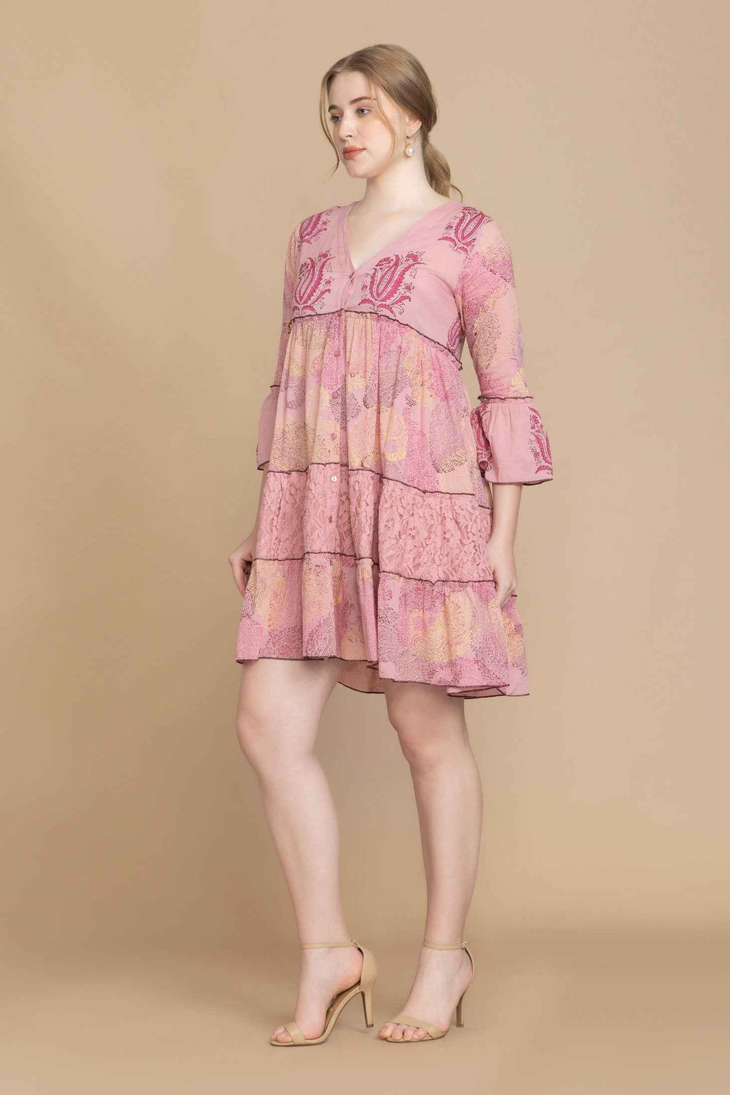 Pond Blossom Babydoll Dress