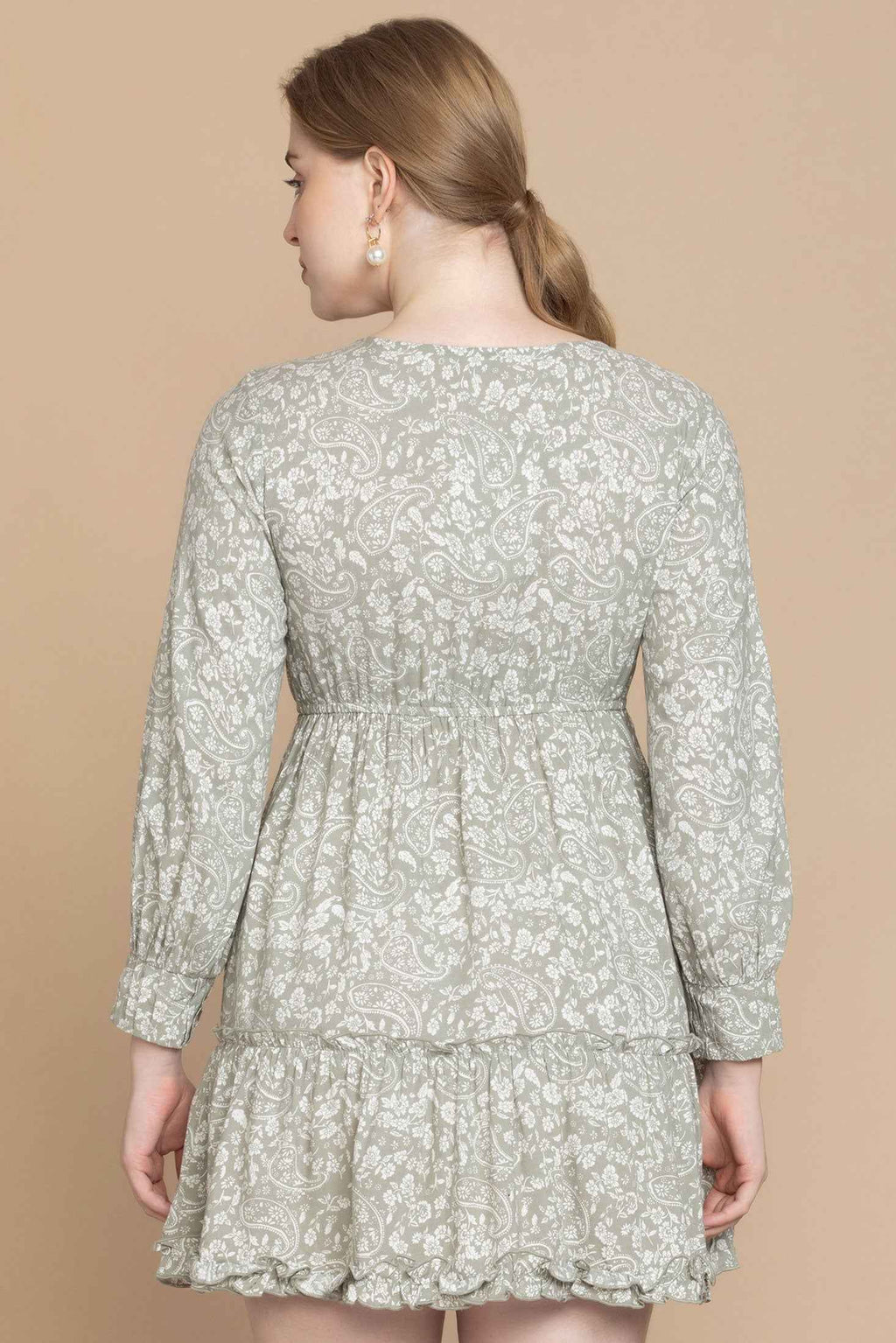 Bohera Fiona Lynne Full Sleeve Baby Doll Dress