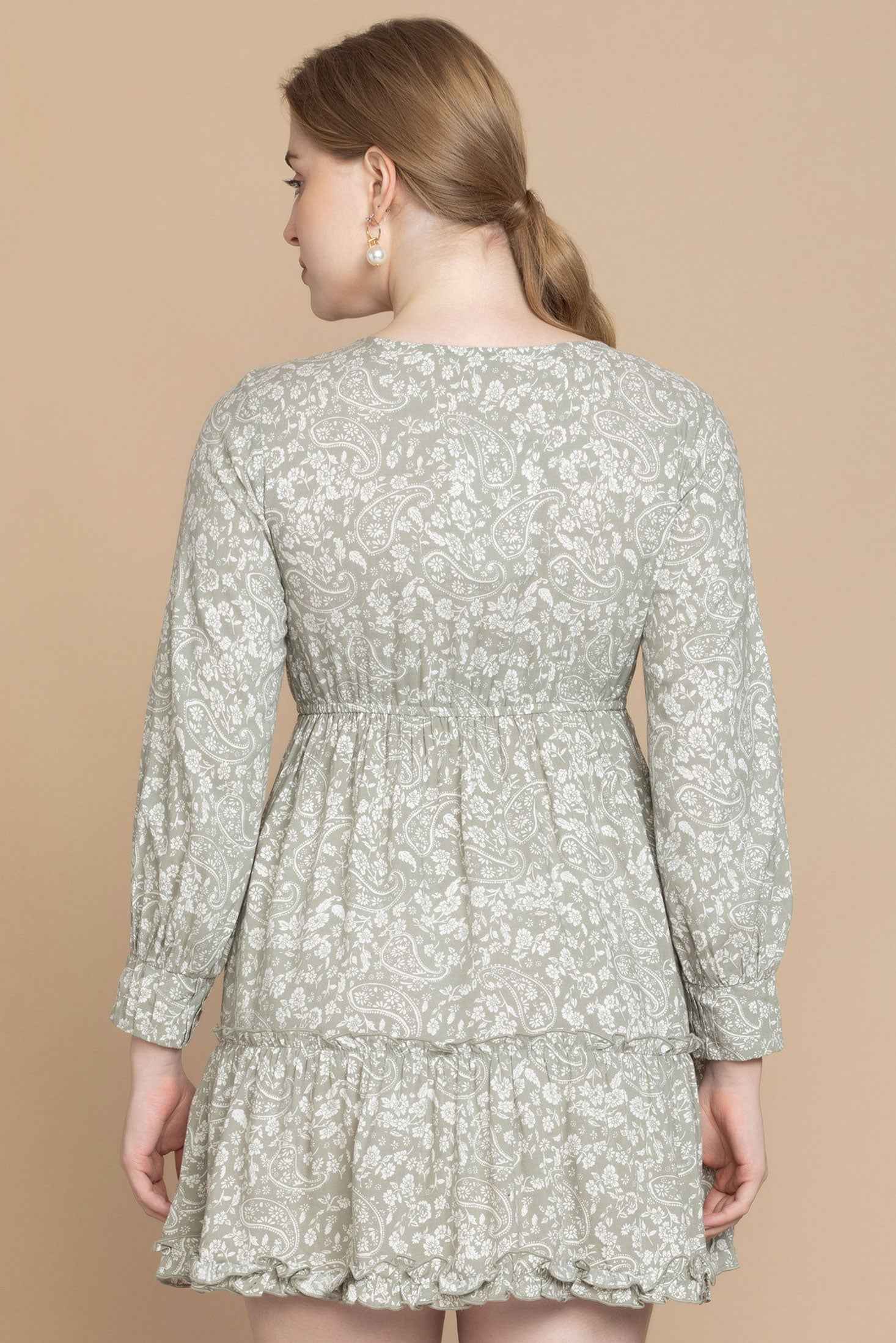 Bohera Fiona Lynne Full Sleeve Baby Doll Dress