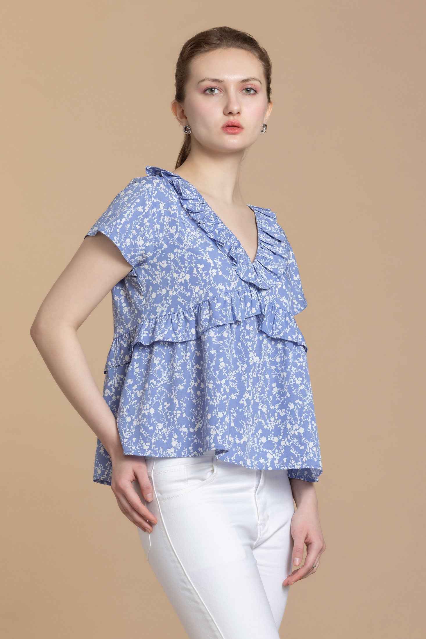 Bohera Ellianna Ruffled Top