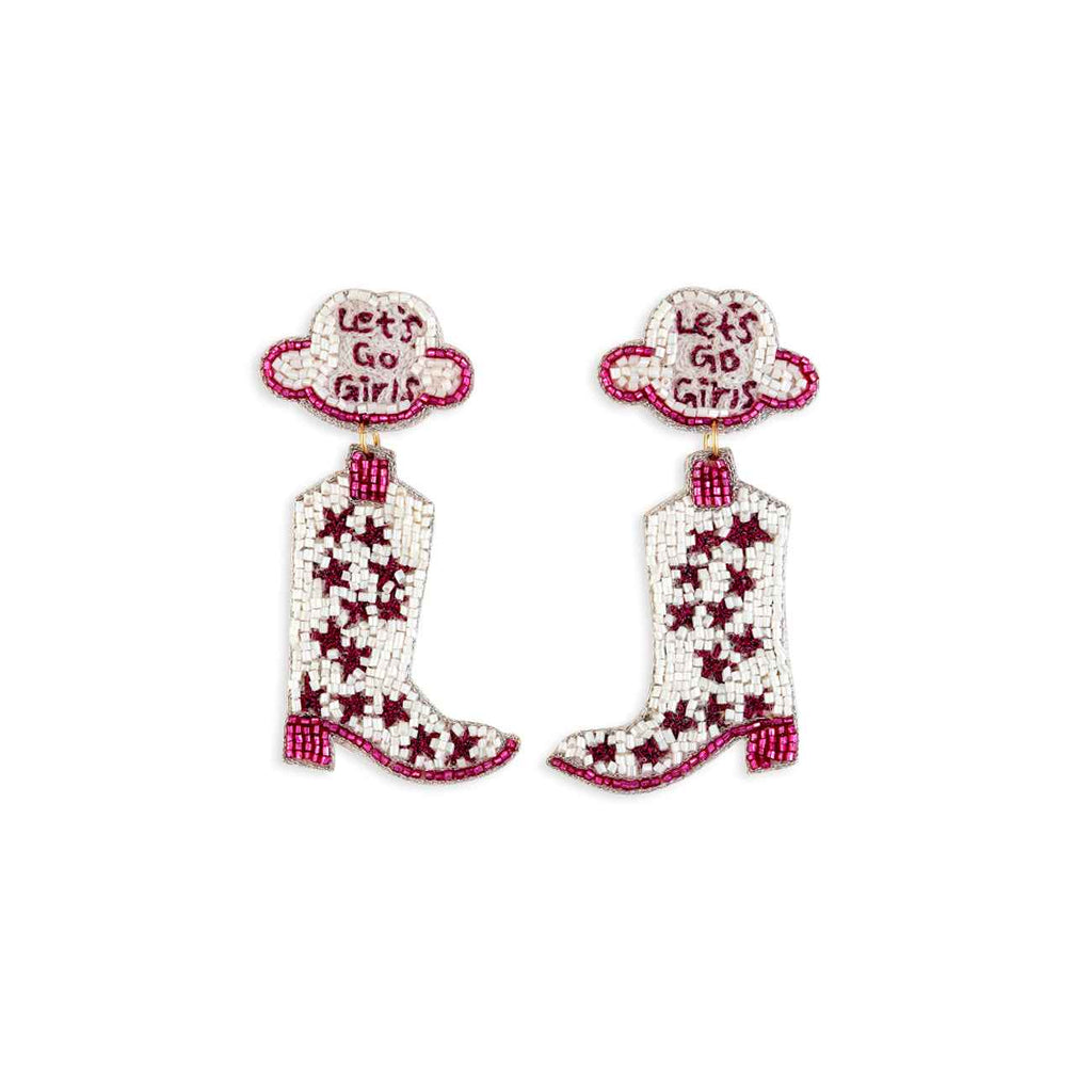Letâ€™s Go Girls Earrings In Red