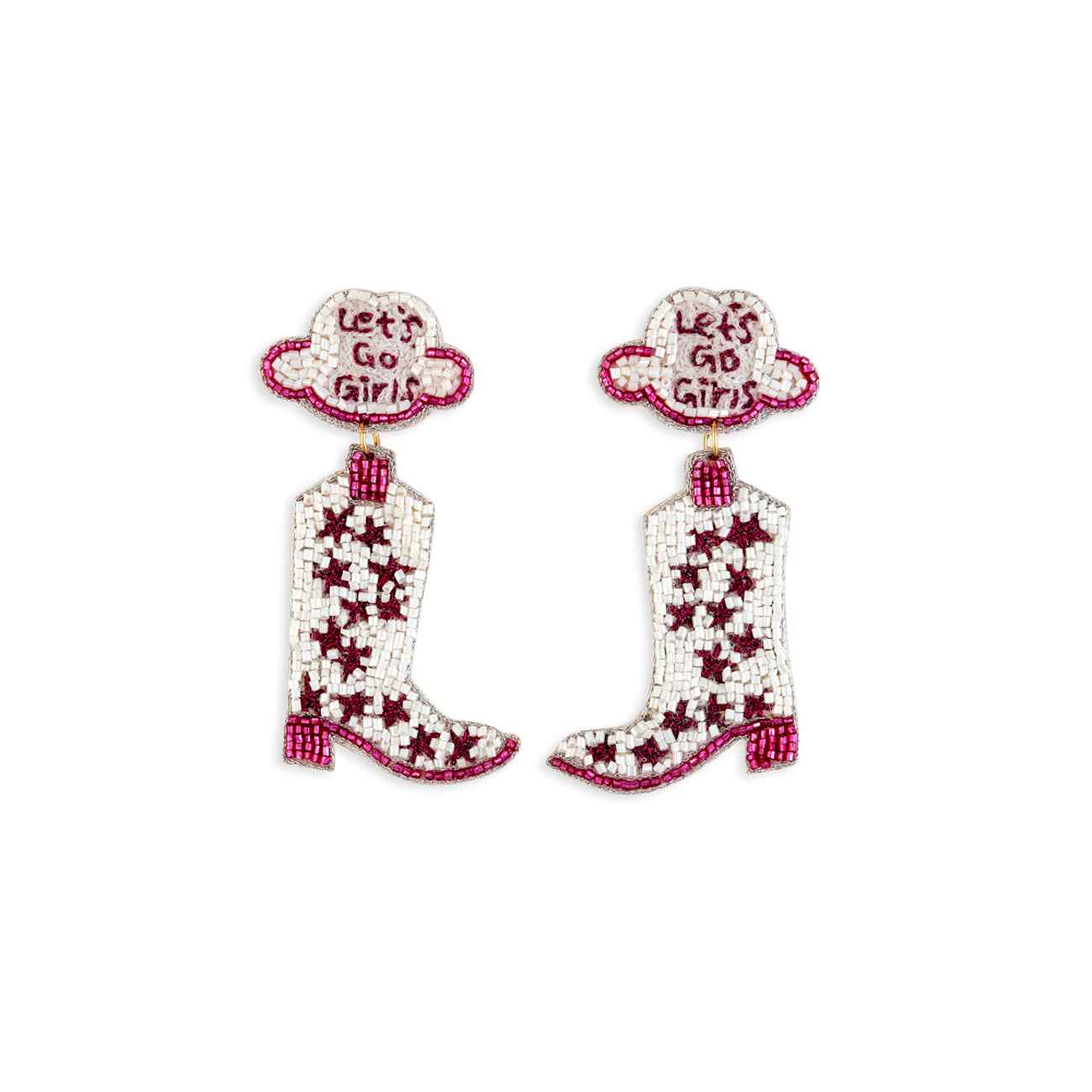 Letâ€™s Go Girls Earrings In Red