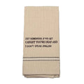 JUST REMEMBER DISH TOWEL  '' SET OF 2