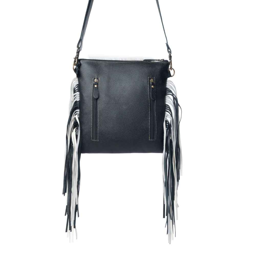 Myra Chilton Draw Hairon Concealed Carry Bag – Stylish Cowhide & Leather Crossbody with Adjustable Leather Strap