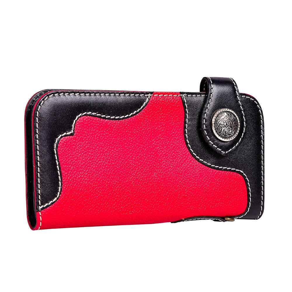 Elkerson Ridge Wallet In Black & Red