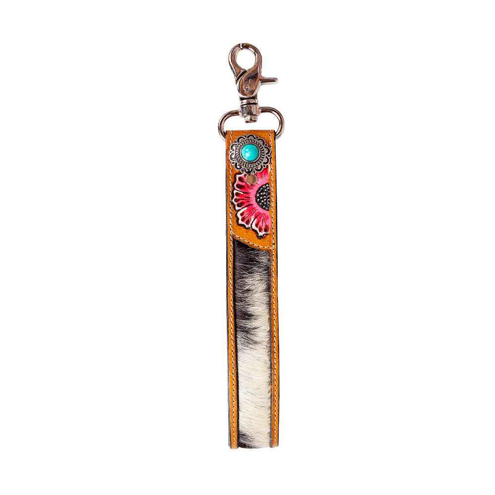 Far & Wide Hand-tooled Key Fob