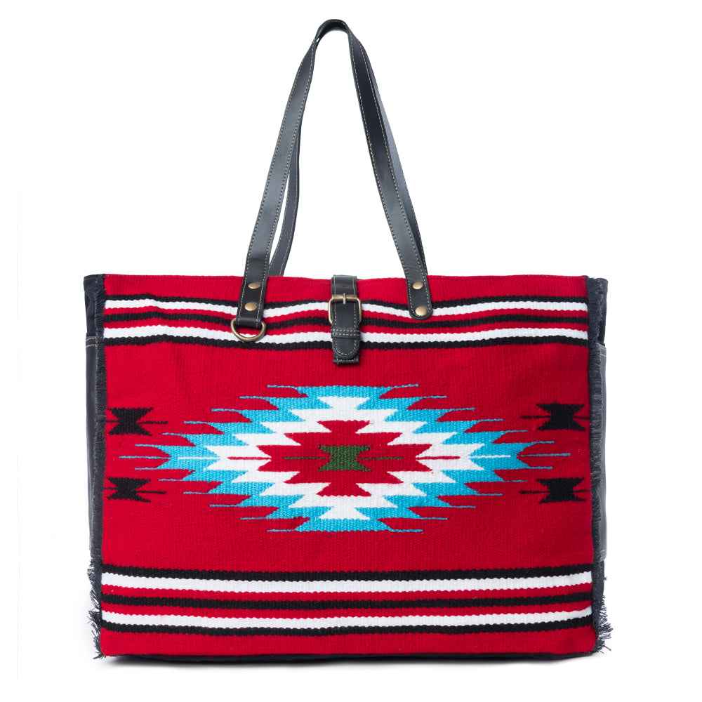 Blazing Serape Weekender Bag