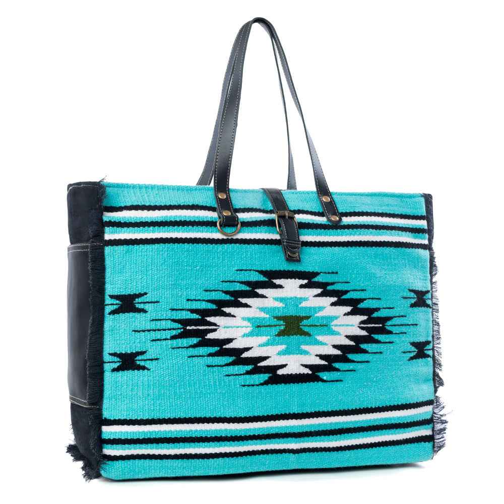 Riverbend Serape Weekender Bag