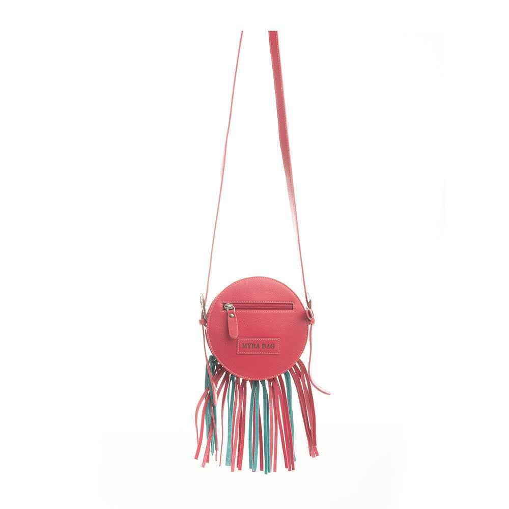 Bold Blossom Round Bag