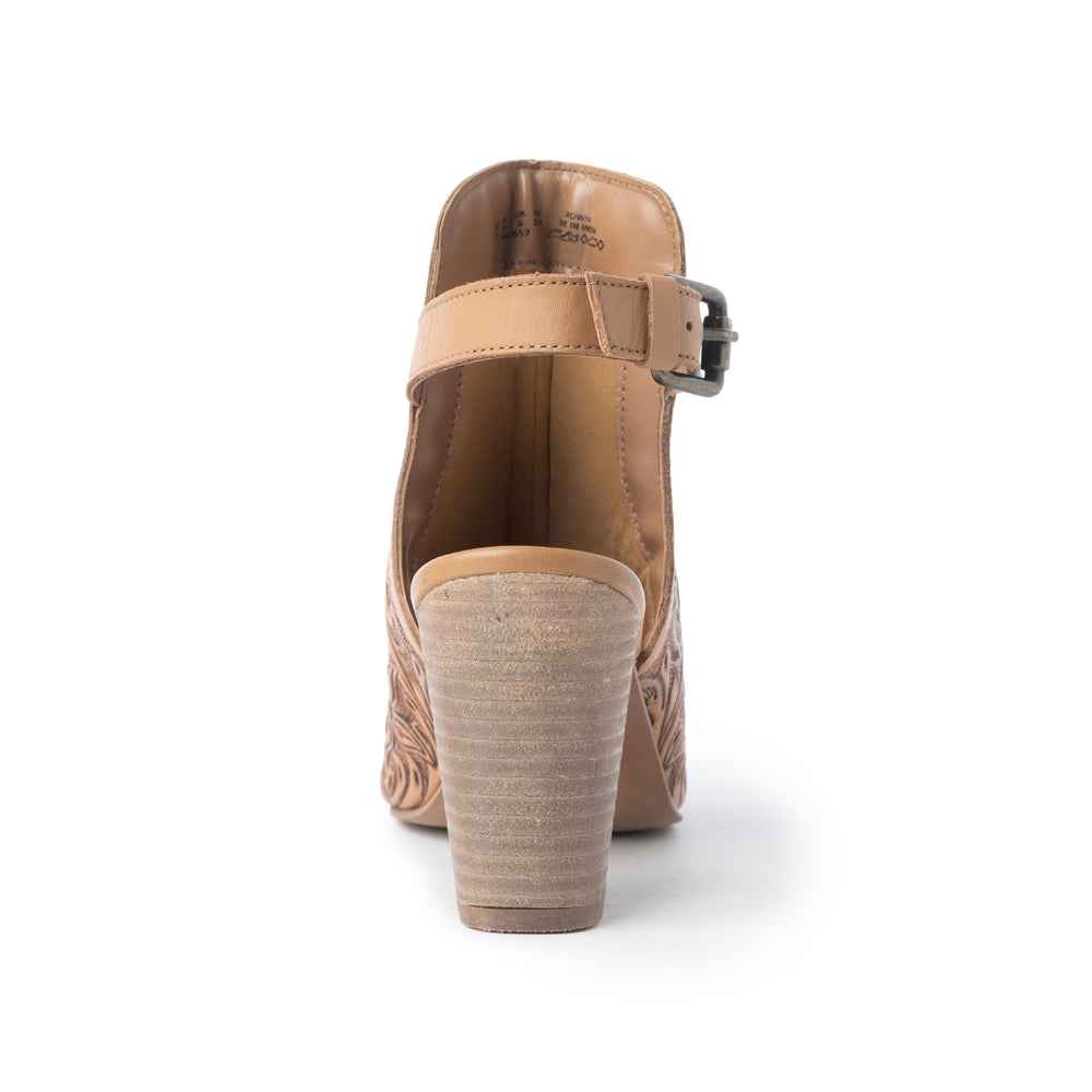 Monika Boot In Hand-tooled Leather
