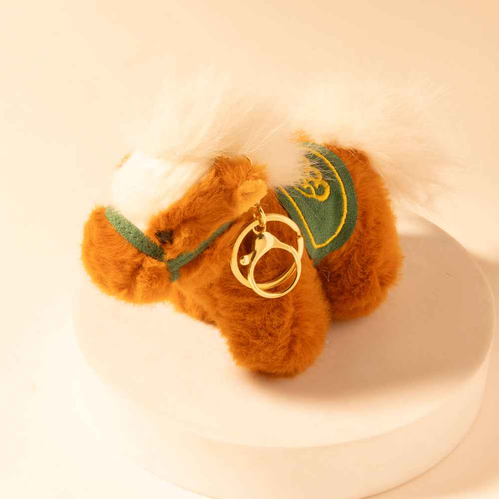 Myra Western Whimsy Horse Bag Charm in Brown