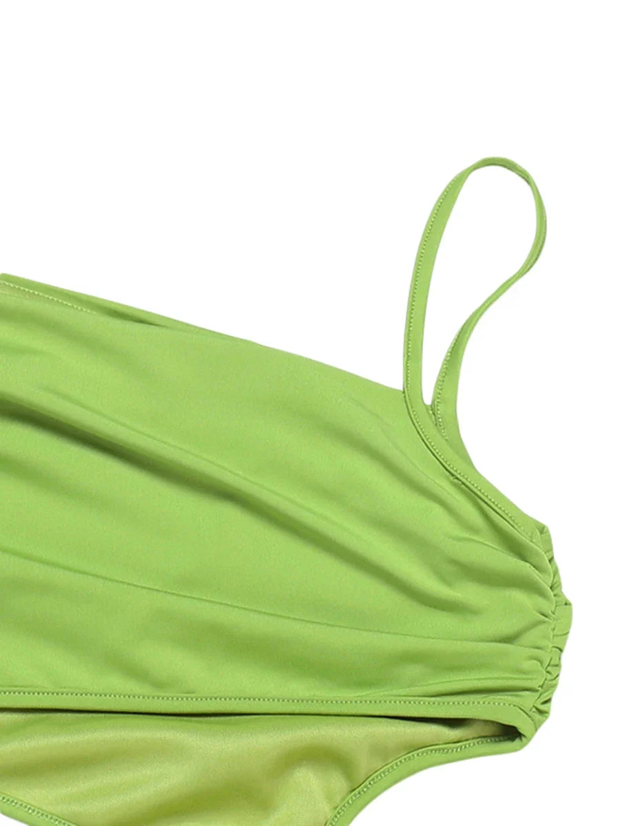 Summer Beach Casual Sexy Hollow Backless Tie Up Slip Dress by nowadaysfashion