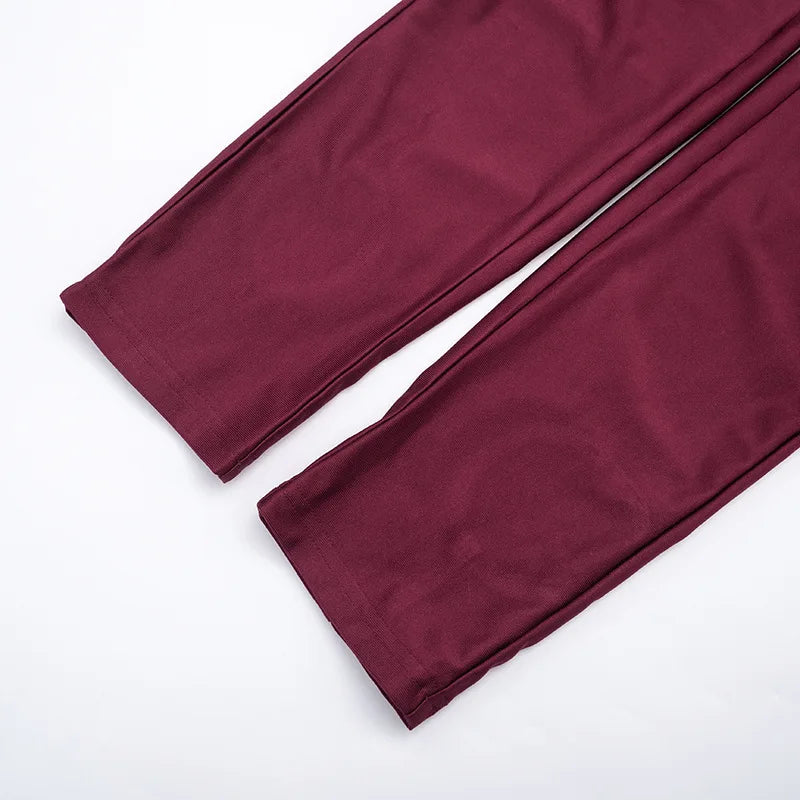 Back Zip Bodycon Jumpsuit