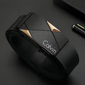 Stylish Men's PU Leather Belt - Fashion Belts for Daily Life, Leisure,