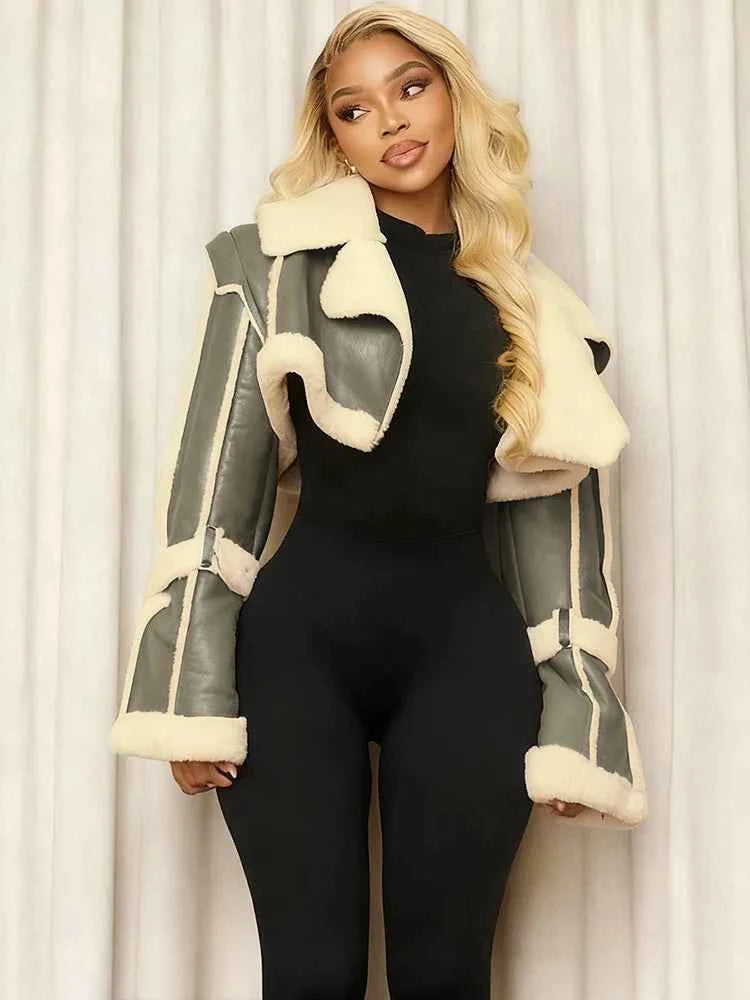 Furry Crop Jacket