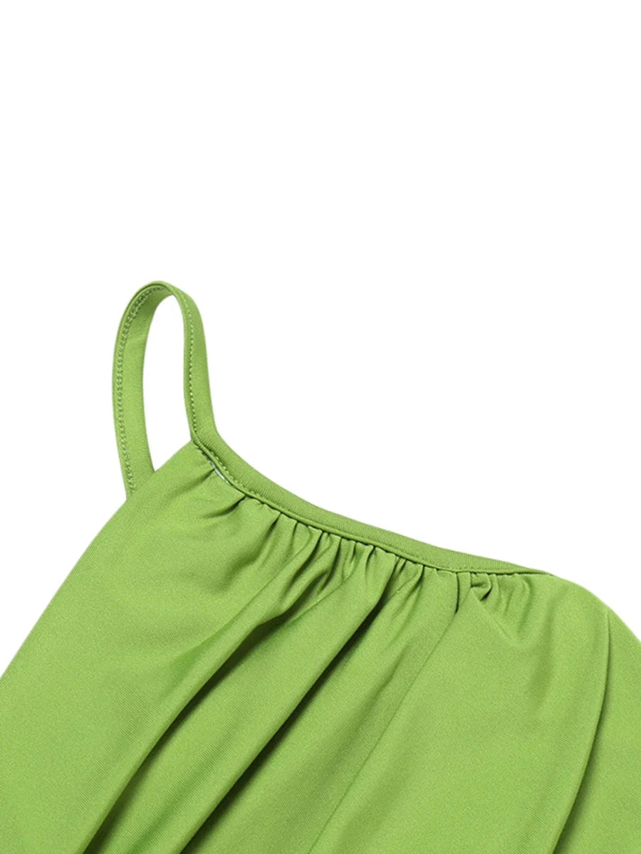 Summer Beach Casual Sexy Hollow Backless Tie Up Slip Dress by nowadaysfashion