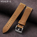 Vintage Oil Wax Leather Watch Band 18mm 20mm 21mm 22mm Handmade