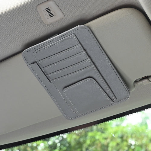 Car Visor Organizer Multi-Pocket Pouch Bag Card Glasses Storage Holder