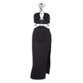 Summer Dress For Women Sexy Cutout Lace-up High Slit Maxi Long Dresses by nowadaysfashion