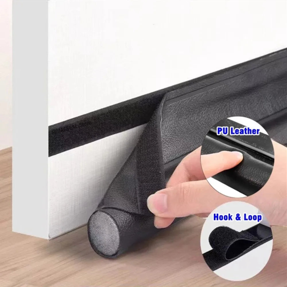 Adjustable Door Bottom Seal Strip Weatherstrip Under Door Draft