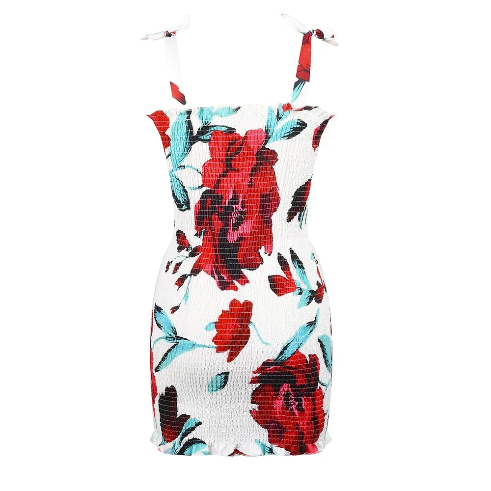 Floral Tight Camisole Dress For Women by nowadaysfashion