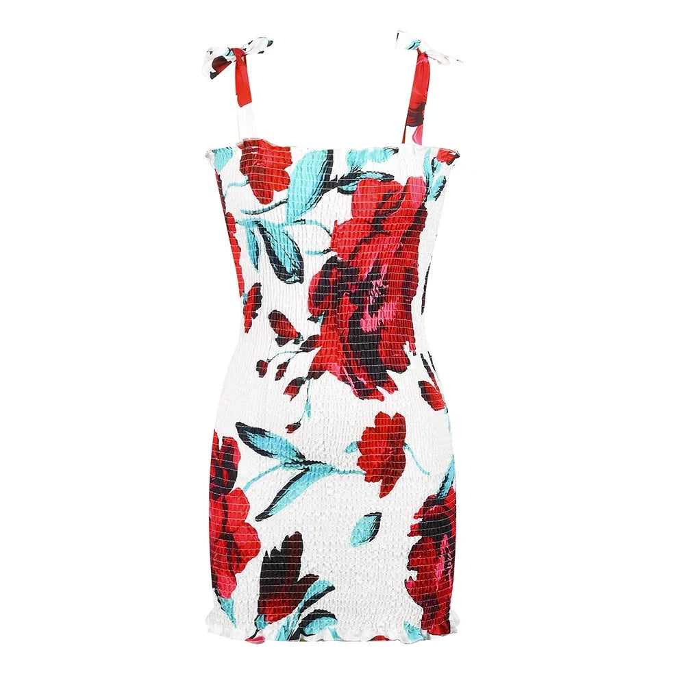 Floral Tight Camisole Dress For Women by nowadaysfashion
