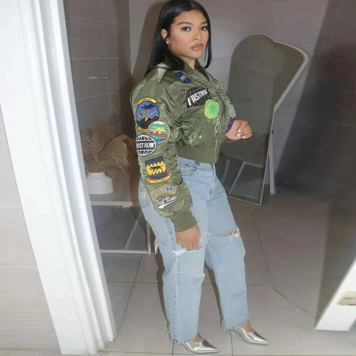 COEXIST Cropped Jacket