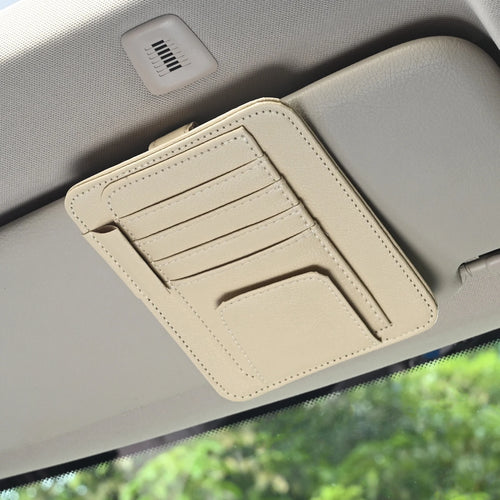 Car Visor Organizer Multi-Pocket Pouch Bag Card Glasses Storage Holder