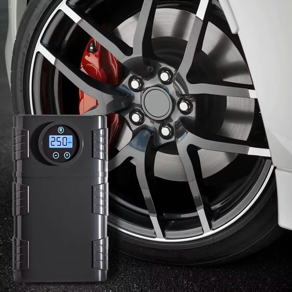 Portable 120 PSI Cordless Air Compressor – Tire Inflator for Car, Bike & Motorcycle by DailySale