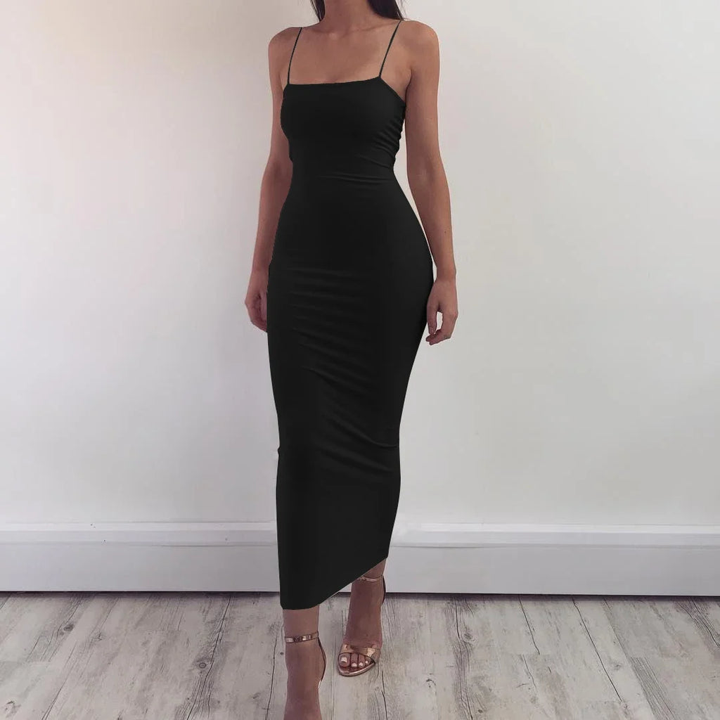 Summer Women's Dress Long Sling Dresses Club Sexy Suspender Dress by nowadaysfashion