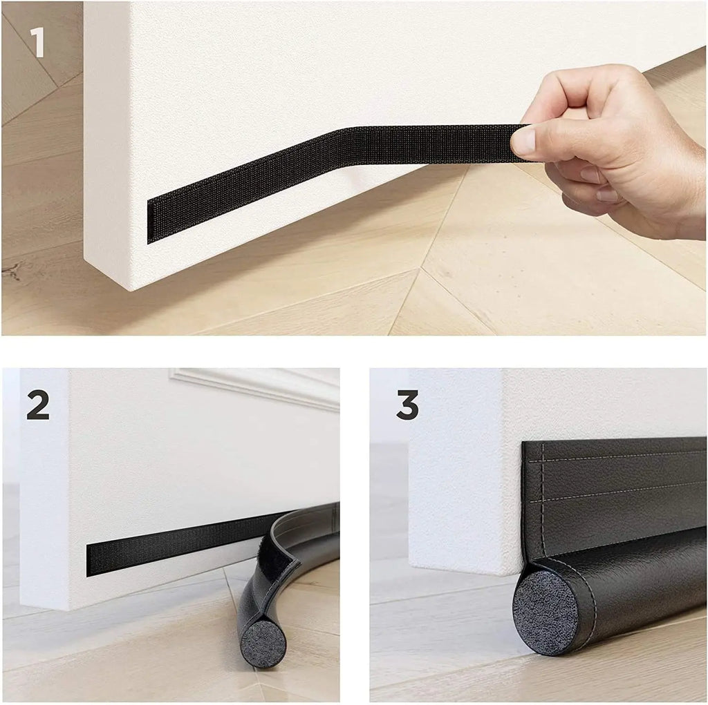 Adjustable Door Bottom Draft Stopper Weather Stripping Door Sweep