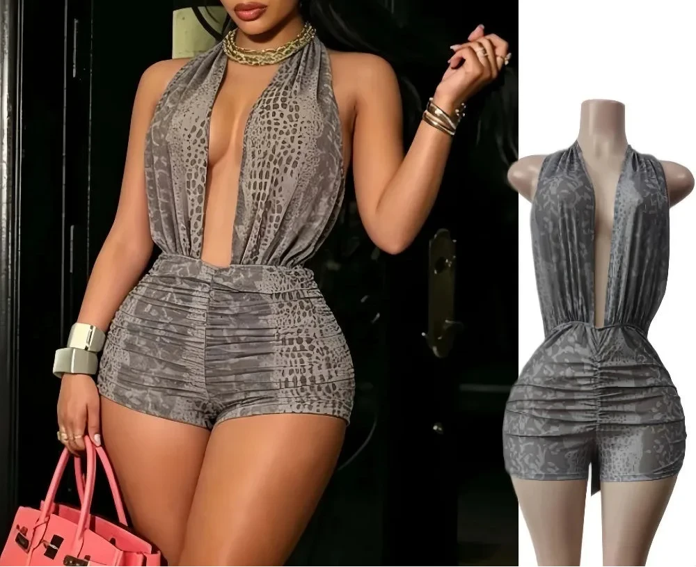 Jungle Leopard Romper