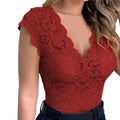 Women Tops Summer Sexy Lace Crochet Cardigan Casual Solid Color Trend Lace Hollow Out Top For Ladies by Urban Fashion Icon