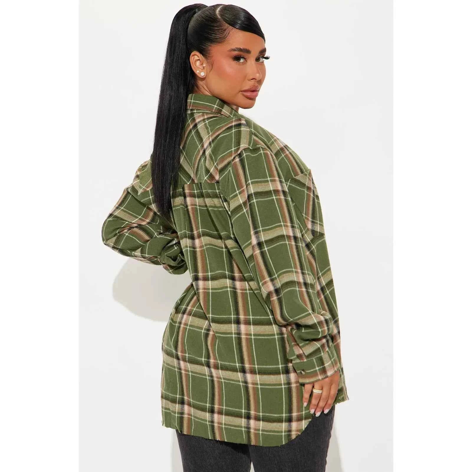Set it Off Plaid Top