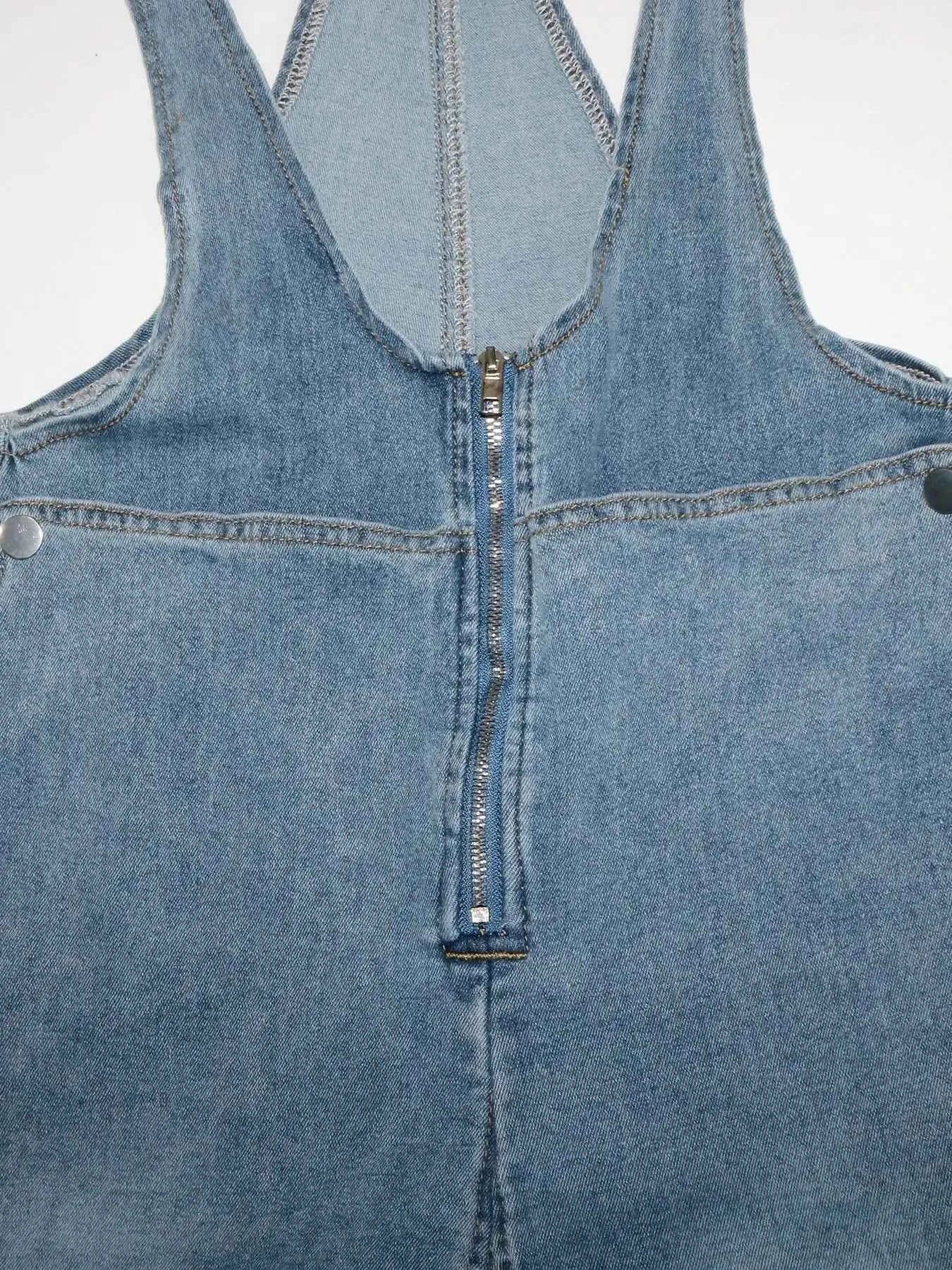 Safari Ripped Out Pocket Overalls